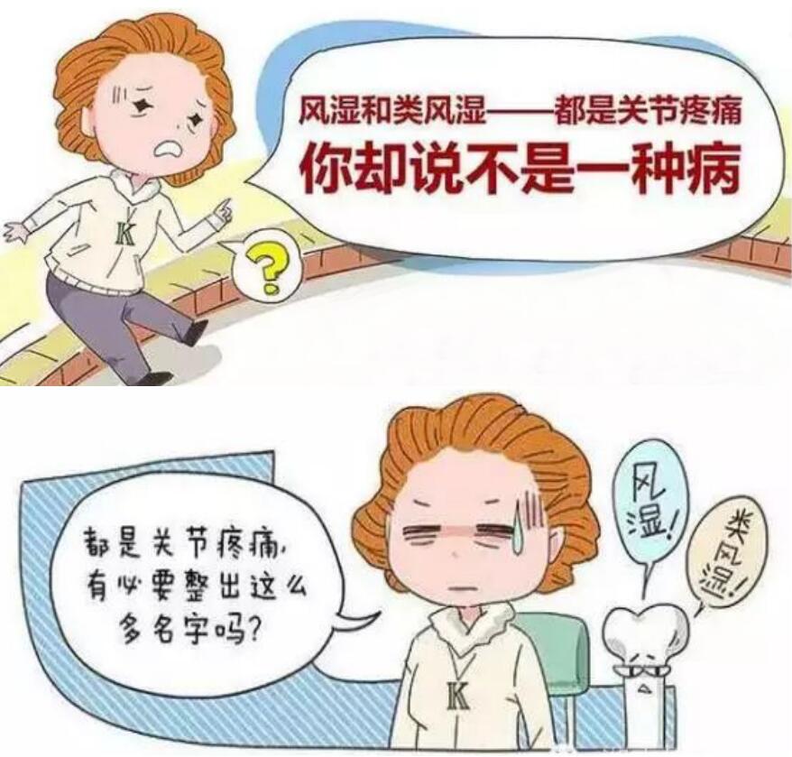 "风湿性关节炎"相信很多人都不陌生,"类风湿性关节炎"也有很多人