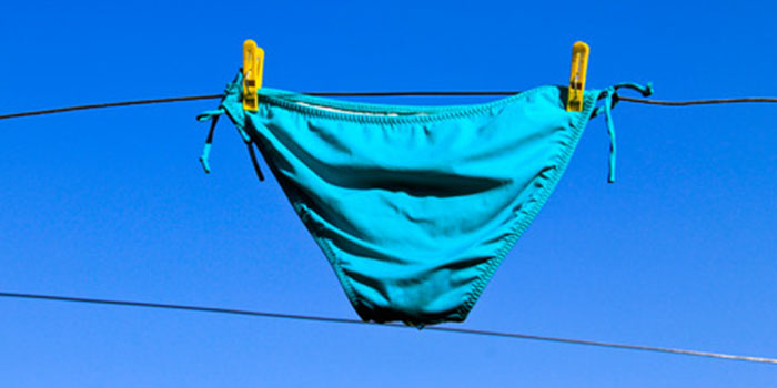 洗完的内裤，正面晾还是反面晾？