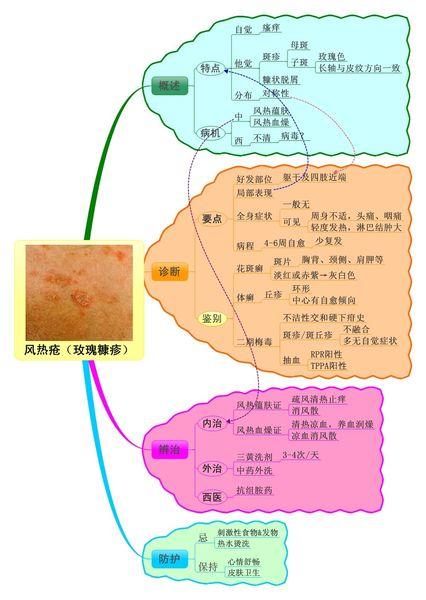 风热疮(玫瑰糠疹)的诊治